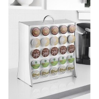 Mind Reader The Wall Coffee Pod Storage Stand (50 K Cups) - White Mind Reader The Wall Coffee Pod Storage Stand (50 K Cups) - White