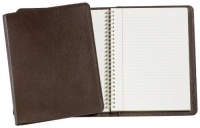 Graphic Image Wire-O-Notebook, Goatskin Leather, 9-Inches, Mocha (JS9MRBLGTIMOC) Graphic Image Wire-O-Notebook, Goatskin Leather, 9-Inches, Mocha (JS9MRBLGTIMOC)