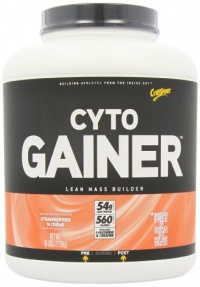 CytoSport Cyto Gainer Protein Drink Mix, Strawberries and Creme, 6 Pound CytoSport Cyto Gainer Protein Drink Mix, Strawberries and Creme, 6 Pound