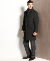 In top form: Lauren by Ralph Lauren tailors a single-breasted coat that makes a terrific top layer to anything and everything from your best business suit to kick-back corduroy jeans. In top form: Lauren by Ralph Lauren tailors a single-breasted coat that makes a terrific top layer to anything and everything from your best business suit to kick-back corduroy jeans.