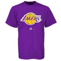Los Angeles Lakers adidas Primary Logo T-Shirt Los Angeles Lakers adidas Primary Logo T-Shirt