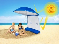 NEW ezShade Beach Umbrella & Sun Shield Combo Pack (Award Winning) UPF 50+ Blocks 99% UVA/UVB, DOUBLES Your Shade and Keeps You COOLER! NEW ezShade Beach Umbrella & Sun Shield Combo Pack (Award Winning) UPF 50+ Blocks 99% UVA/UVB, DOUBLES Your Shade and Keeps You COOLER!