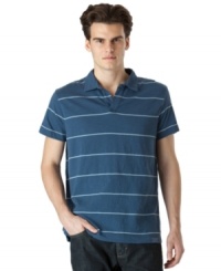 Follow the lines to this clean, classic polo shirt from Calvin Klein Jeans. Follow the lines to this clean, classic polo shirt from Calvin Klein Jeans.