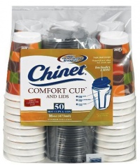 Chinet Comfort Cup (16-Ounce Cups), 50-Count Cups & Lids Chinet Comfort Cup (16-Ounce Cups), 50-Count Cups & Lids