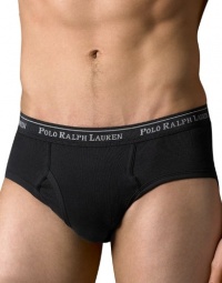 Polo Ralph Lauren Low Rise Brief Underwear-4 Pack Black-XL