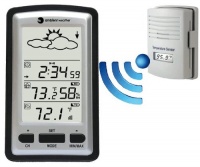 Ambient Weather WS-1280 Wireless Indoor & Outdoor Digital Thermometer w/ Indoor Humidity, Forecaster, Atomic Clock Ambient Weather WS-1280 Wireless Indoor & Outdoor Digital Thermometer w/ Indoor Humidity, Forecaster, Atomic Clock