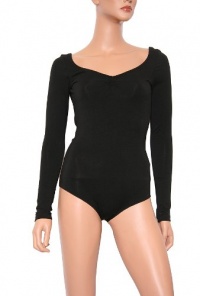Women's Rachel Pally L/S Leotard in Black Women's Rachel Pally L/S Leotard in Black