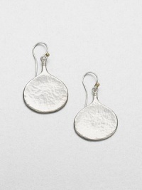 An elegant yet whimsical style with sterling silver bottle-shaped drops accented with radiant 24k gold. Sterling silver24k goldDrop, about 1.4Hook backImported 