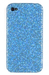 Sky Blue Sparkles Case for Apple iPhone 4, 4S (AT&T, Verizon, Sprint) Sky Blue Sparkles Case for Apple iPhone 4, 4S (AT&T, Verizon, Sprint)
