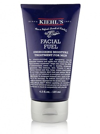 Facial Fuel Energizing Moisture Treatment for Men. Vitamin-enriched and energizing non-oily facial moisturizer wakens, uplifts and firms dull, fatigued skin. This facial recovery accelerator helps skin resist the effects of environmental stress for a healthy, invigorating appearance. Formulated with Vitamin C and E, chestnut extract and soy to re-fuel, re-energize and revitalize your skin. All skin types Made in USA Facial Fuel Energizing Moisture Treatment for Men. Vitamin-enriched and energizing non-oily facial moisturizer wakens, uplifts and firms dull, fatigued skin. This facial recovery accelerator helps skin resist the effects of environmental stress for a healthy, invigorating appearance. Formulated with Vitamin C and E, chestnut extract and soy to re-fuel, re-energize and revitalize your skin. All skin types Made in USA