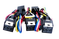 AGT (5 Pack) 30/40 AMP Relay Harness Spdt 12V Bosch Style (40AMP-HRNS)