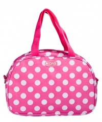 kora K1-065 Insulated Fashion Lunch Tote, Pink with White Dot kora K1-065 Insulated Fashion Lunch Tote, Pink with White Dot