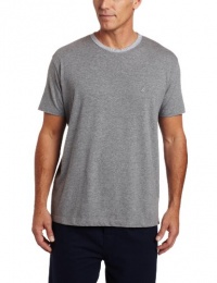 Nautica Men's Solid Cotton Knit S/S Sleep Crew Top