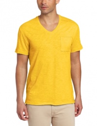 Calvin Klein Jeans Men's Pieced Short Sleeve V-Neck