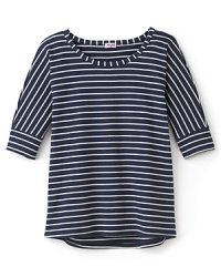 She'll love the fabulous feel of the banded dolman sleeves and striking stripes in Splendid's Breton top. She'll love the fabulous feel of the banded dolman sleeves and striking stripes in Splendid's Breton top.