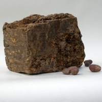 Raw African Black Soap from Ghana 1 Lb