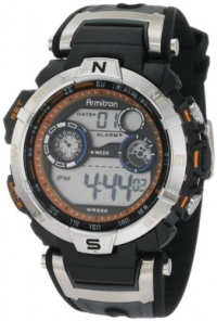Armitron Men's 408231ORBK Chronograph Black and Gray Resin Digital Sport Watch Armitron Men's 408231ORBK Chronograph Black and Gray Resin Digital Sport Watch