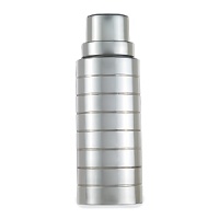Sleek, sophisticated cocktail shaker for the well-appointed home bar. Sleek, sophisticated cocktail shaker for the well-appointed home bar.