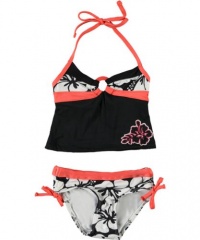 Pink Platinum Surf Sweet 2-Piece Tankini (Sizes 4 - 6X) - coral, 6x Pink Platinum Surf Sweet 2-Piece Tankini (Sizes 4 - 6X) - coral, 6x