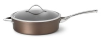 Calphalon Contemporary 5-Quart Bronze Anodized Edition Nonstick Saute Pan with Cover Calphalon Contemporary 5-Quart Bronze Anodized Edition Nonstick Saute Pan with Cover