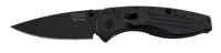 SOG Specialty Knives & Tools AE-22 Mini Aegis, 3-Inch Straight Edge Folding Knife, Black TiNi SOG Specialty Knives & Tools AE-22 Mini Aegis, 3-Inch Straight Edge Folding Knife, Black TiNi