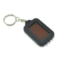 HDE Solar Powered LED Flashlight Keychain HDE Solar Powered LED Flashlight Keychain