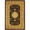 Safavieh Lyndhurst Collection LNH213A Black and Ivory Area Rug, 6-Feet by 9-Feet