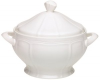 Mikasa Antique White Covered Casserole Mikasa Antique White Covered Casserole