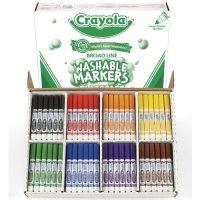 Crayola 200ct Washable Marker Classpack (Barrel Color May Vary) Crayola 200ct Washable Marker Classpack (Barrel Color May Vary)