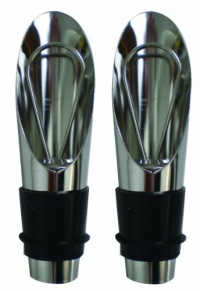Global Decor Set of Wine Pourers, Set of 2 Global Decor Set of Wine Pourers, Set of 2