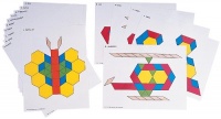 Pattern Cards for Pattern Blocks Set Pattern Cards for Pattern Blocks Set
