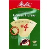 Melitta U S A Inc 624602 No. 4 Cone Natural Brown Paper Filter