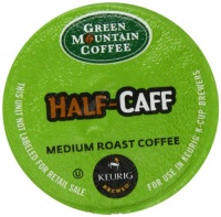 Green Mountain Coffee, Half-Caff K-Cup Portion Pack for Keurig Brewers, 50 count Green Mountain Coffee, Half-Caff K-Cup Portion Pack for Keurig Brewers, 50 count