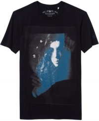 Freeze frame. The ghostly image on this Photography Disorder t-shirt from Guess lends your look a surreal style. Freeze frame. The ghostly image on this Photography Disorder t-shirt from Guess lends your look a surreal style.