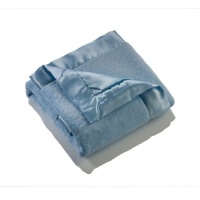 Elegant Baby Plush Microfiber Blankie - Pastel Blue Elegant Baby Plush Microfiber Blankie - Pastel Blue