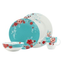 Lenox Simply Fine Chirp Floral 4-Piece Place Setting Lenox Simply Fine Chirp Floral 4-Piece Place Setting
