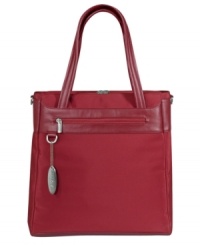 Style on the move. Combining fashion-forward touches & convenient details, this laptop tote features a microfiber exterior and sueded interior that protects and stows your laptop. The lightweight design is the perfect everyday companion for the office, classroom or travel. Style on the move. Combining fashion-forward touches & convenient details, this laptop tote features a microfiber exterior and sueded interior that protects and stows your laptop. The lightweight design is the perfect everyday companion for the office, classroom or travel.