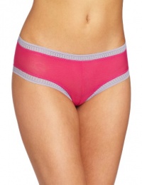 OnGossamer Women's Gossamer Mesh Hip Boyshort Panty, Very Cherry, Large OnGossamer Women's Gossamer Mesh Hip Boyshort Panty, Very Cherry, Large