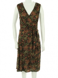 Lauren Ralph Lauren Stretch Sleeveless Dress Black Multi Small Lauren Ralph Lauren Stretch Sleeveless Dress Black Multi Small
