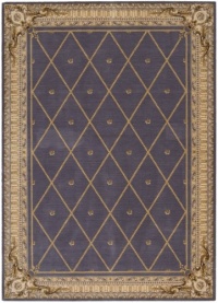 Area Rug 9x13 Rectangle European Blue Color - Nourison Ashton House Collection Area Rug 9x13 Rectangle European Blue Color - Nourison Ashton House Collection