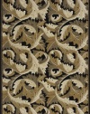 Area Rug 3x5 Rectangle Transitional Black Color - Momeni Nouveau Rug from RugPal