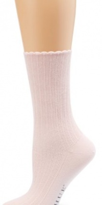 HUE Women's Scalloped Pointelle Sock HUE Women's Scalloped Pointelle Sock