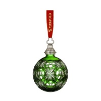 Waterford 2012 Annual Emerald Cased Ball Ornament Waterford 2012 Annual Emerald Cased Ball Ornament