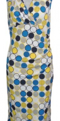 Ellen Tracy Women's Printed Jersey Carnaval Dress