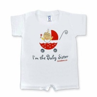 I'm the Baby Sister, Romper, Onesie Gift I'm the Baby Sister, Romper, Onesie Gift