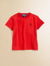 This timelessly preppy tee is rendered in durable, soft cotton jersey.CrewneckShort sleevesPullover styleCottonMachine washImported This timelessly preppy tee is rendered in durable, soft cotton jersey.CrewneckShort sleevesPullover styleCottonMachine washImported