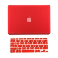 TopCase 2 in 1 Rubberized RED Hard Case Cover and Keyboard Cover for Macbook Pro 15 A1286 with TopCase Mouse Pad TopCase 2 in 1 Rubberized RED Hard Case Cover and Keyboard Cover for Macbook Pro 15 A1286 with TopCase Mouse Pad