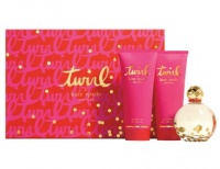 Twirl By Kate Spade New York 3 Piece Gift Set in Box. 3.4 Oz Eau De Parfum Spray, 6.7 Oz Body Lotion, 6.7 Oz Shower Gel Twirl By Kate Spade New York 3 Piece Gift Set in Box. 3.4 Oz Eau De Parfum Spray, 6.7 Oz Body Lotion, 6.7 Oz Shower Gel