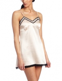Intimo Women's Silk Chemise & Thong Set - 35005 Intimo Women's Silk Chemise & Thong Set - 35005