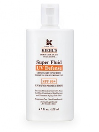 Prevents up to 90% of skin aging, including lines and wrinkles, uneven texture and tone, breakdown of collagen elastin and brown spots. This oil-free, ultra-lightweight texture delivers a synergistic UV filtering system combining patented photo-stabilized technology with long-lasting broad-spectrum protection to deliver outstanding efficacy against UVA and UVB rays on the skin's surface. Prevents up to 90% of skin aging, including lines and wrinkles, uneven texture and tone, breakdown of collagen elastin and brown spots. This oil-free, ultra-lightweight texture delivers a synergistic UV filtering system combining patented photo-stabilized technology with long-lasting broad-spectrum protection to deliver outstanding efficacy against UVA and UVB rays on the skin's surface.